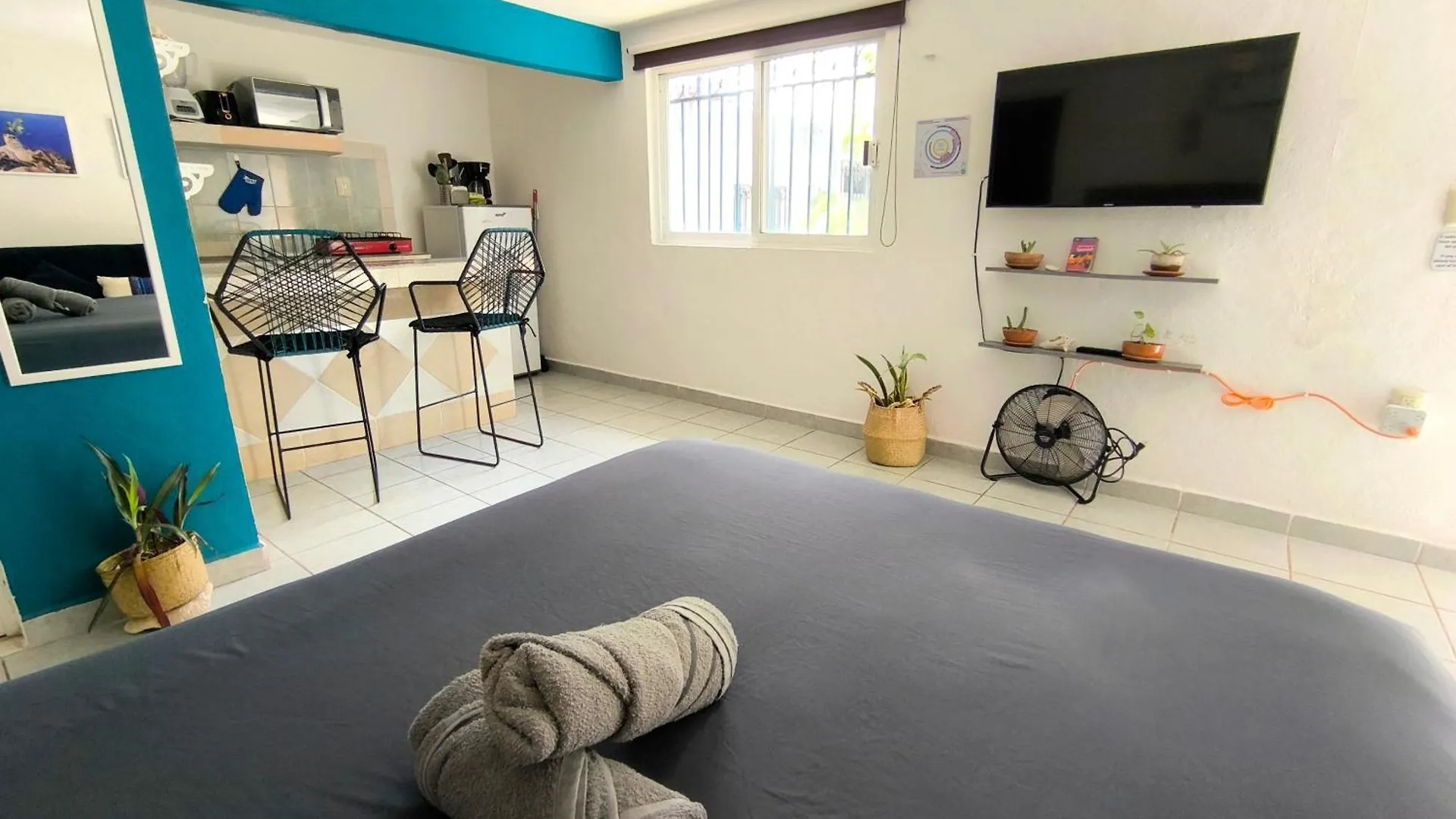 Equipped Yaxkin Studio On Downtown, 3 Blocks Away From Sea, Close To Restaurants Cozumel 0*,