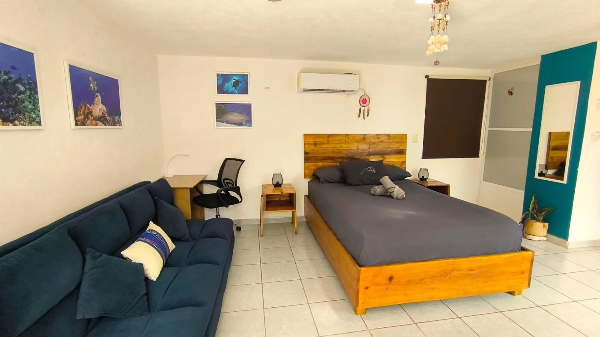 Equipped Yaxkin Studio On Downtown, 3 Blocks Away From Sea, Close To Restaurants Cozumel
